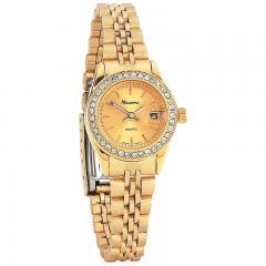 LADIES GOLD WATCH WITH DATE 