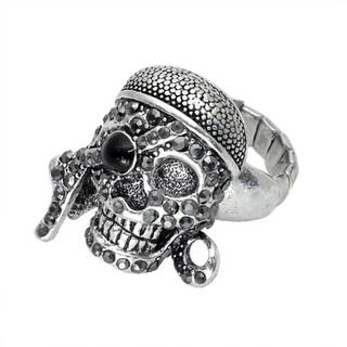 Stretchy Sea Robber Skull Ring