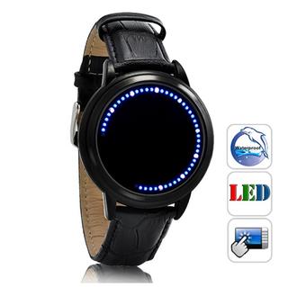 Fashion Cool Screen LED Binary Wrist Watch for Men free shipping 